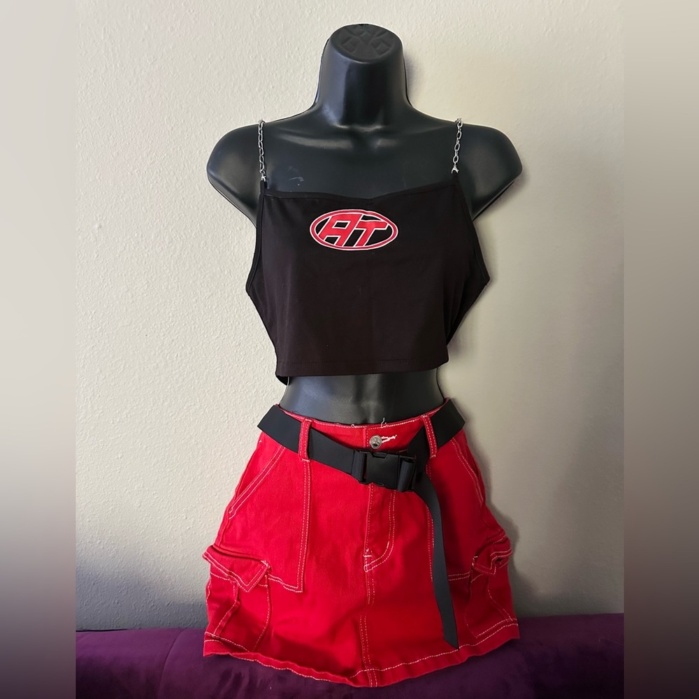 Cargo skirt set